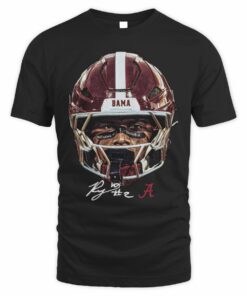 Ryan Williams Alabama Crimson Tide Game Face NIL Helmet Signature T-Shirt