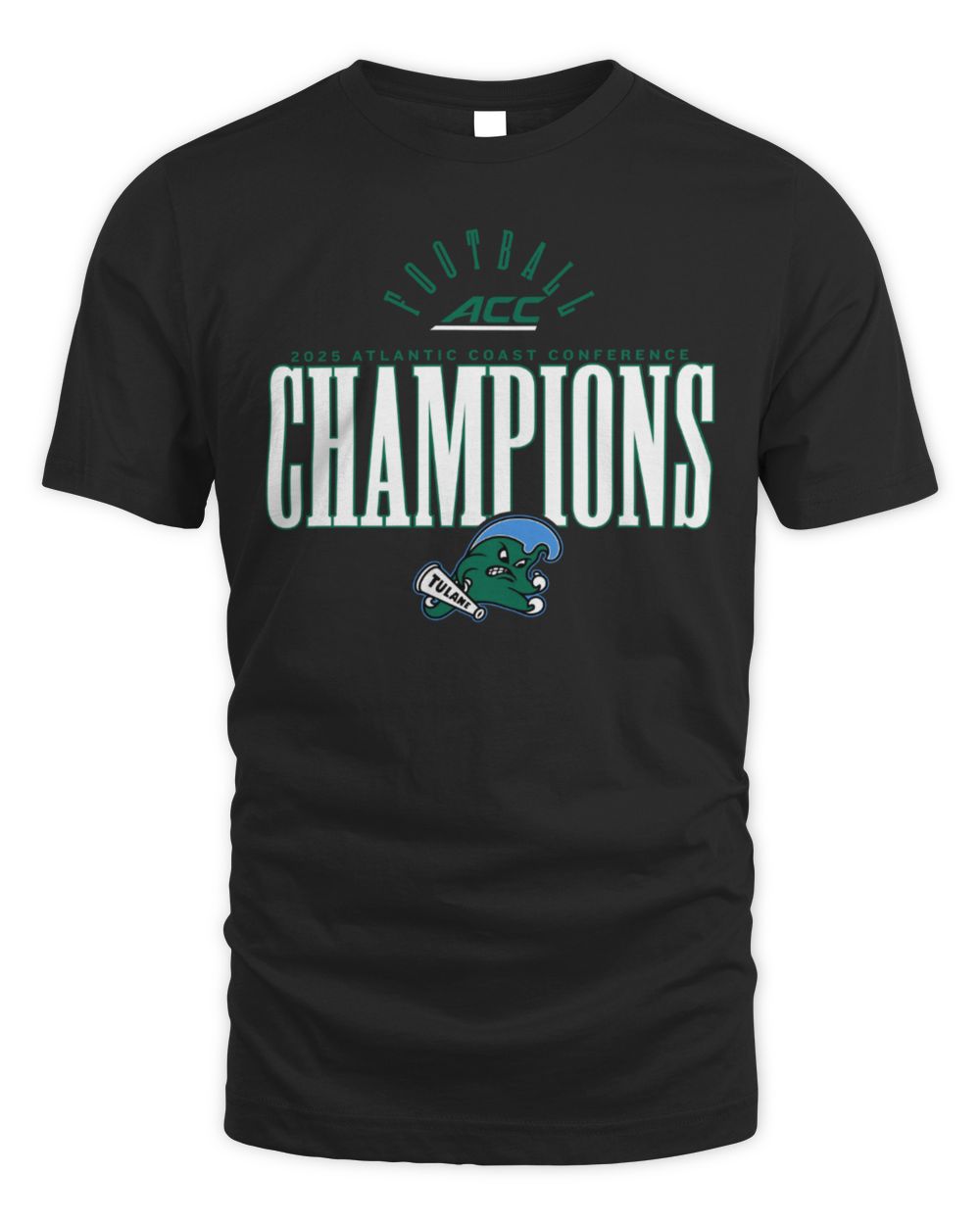 2025 Atlantic Coast Conference Football Champions Tulane Green Wave Tee
