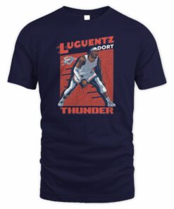 Okc Thunder Luguentz Dort Action T-Shirt