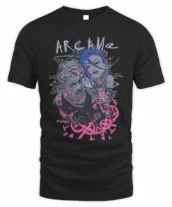 Riot Games Store Jinx Et Ekko D'Arcane T Shirt