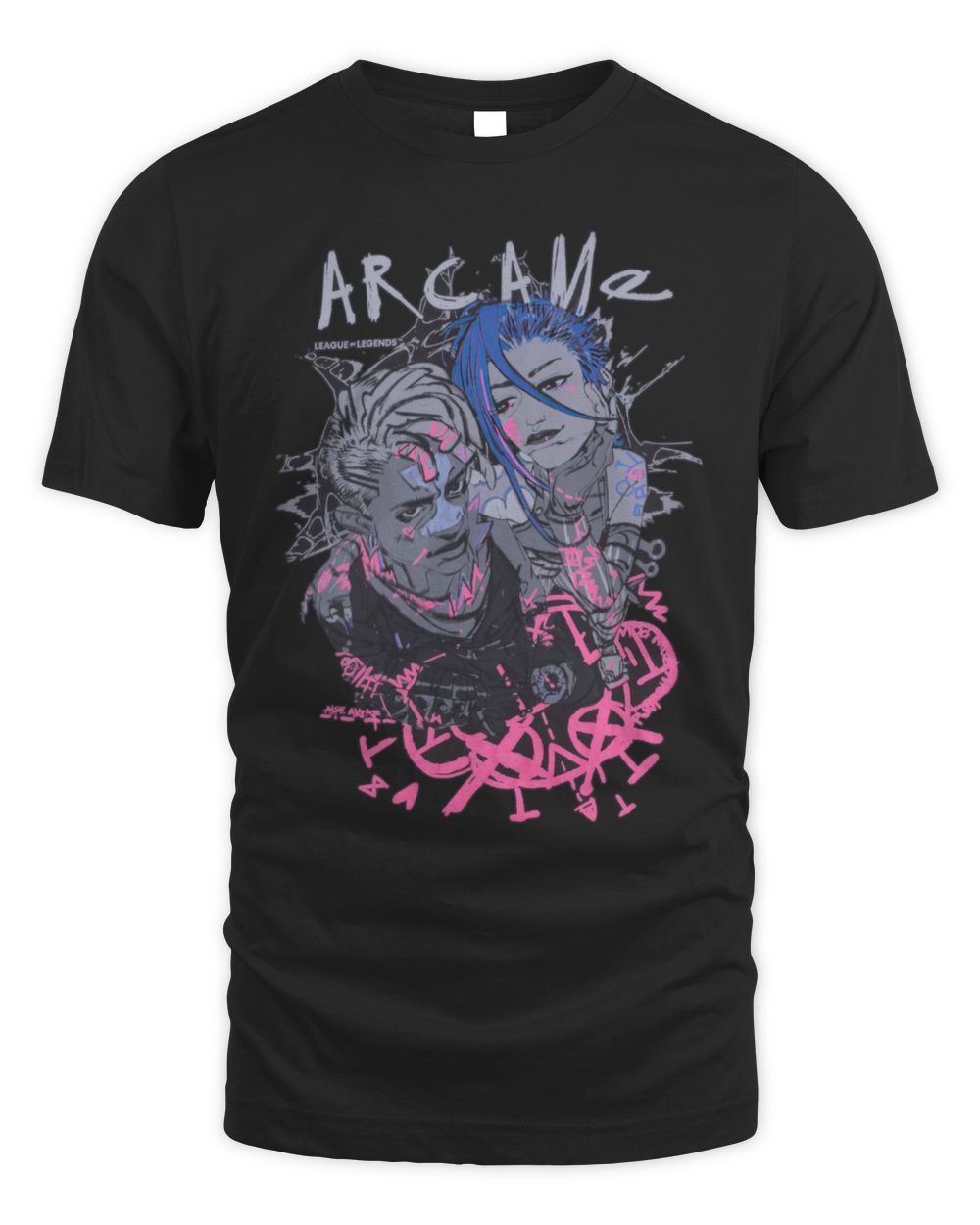Riot Games Store Jinx Et Ekko D'Arcane T Shirt