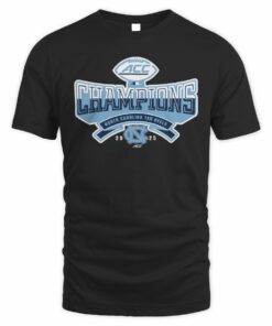 North Carolina Tar Heels 2025 ACC College Football Champion Team T-Shirt
