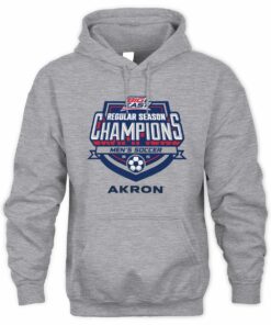 Big East 2025 Regular Season Champions Akron Men’s Soccer Hoodie