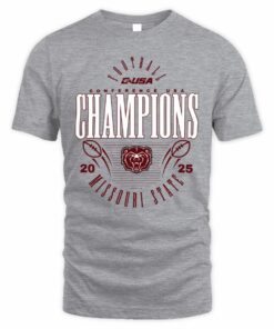 Missouri State Bears 2025 C-USA Football Conference Champions T-Shirt