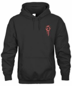 Philza Merch Spray Paint Hardcore Heart Black Hoodie