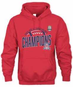 NCAA Shop Arizona Wildcats Big 12 Conference Football 2025 Champions Hoodie