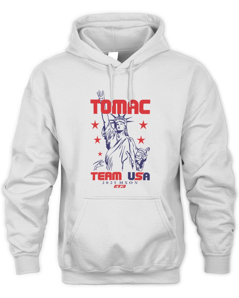 Eli Tomac Merch Youth White Official Hoodie