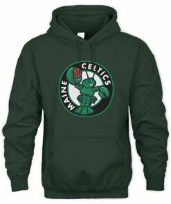 Men's Kelly Green Maine Celtics Primary Sweatshirt Hoodie