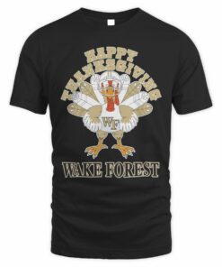 Wake Forest Demon Deacons Happy Thanksgiving Turkey T-Shirt