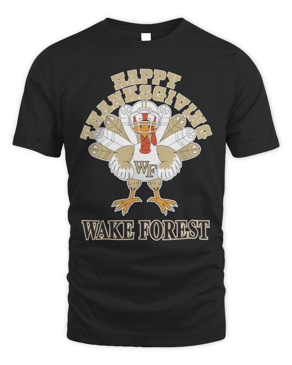 Wake Forest Demon Deacons Happy Thanksgiving Turkey T-Shirt