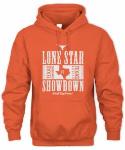Lone Star Showdown Hook Em Horns Texas Rivalry Hoodie