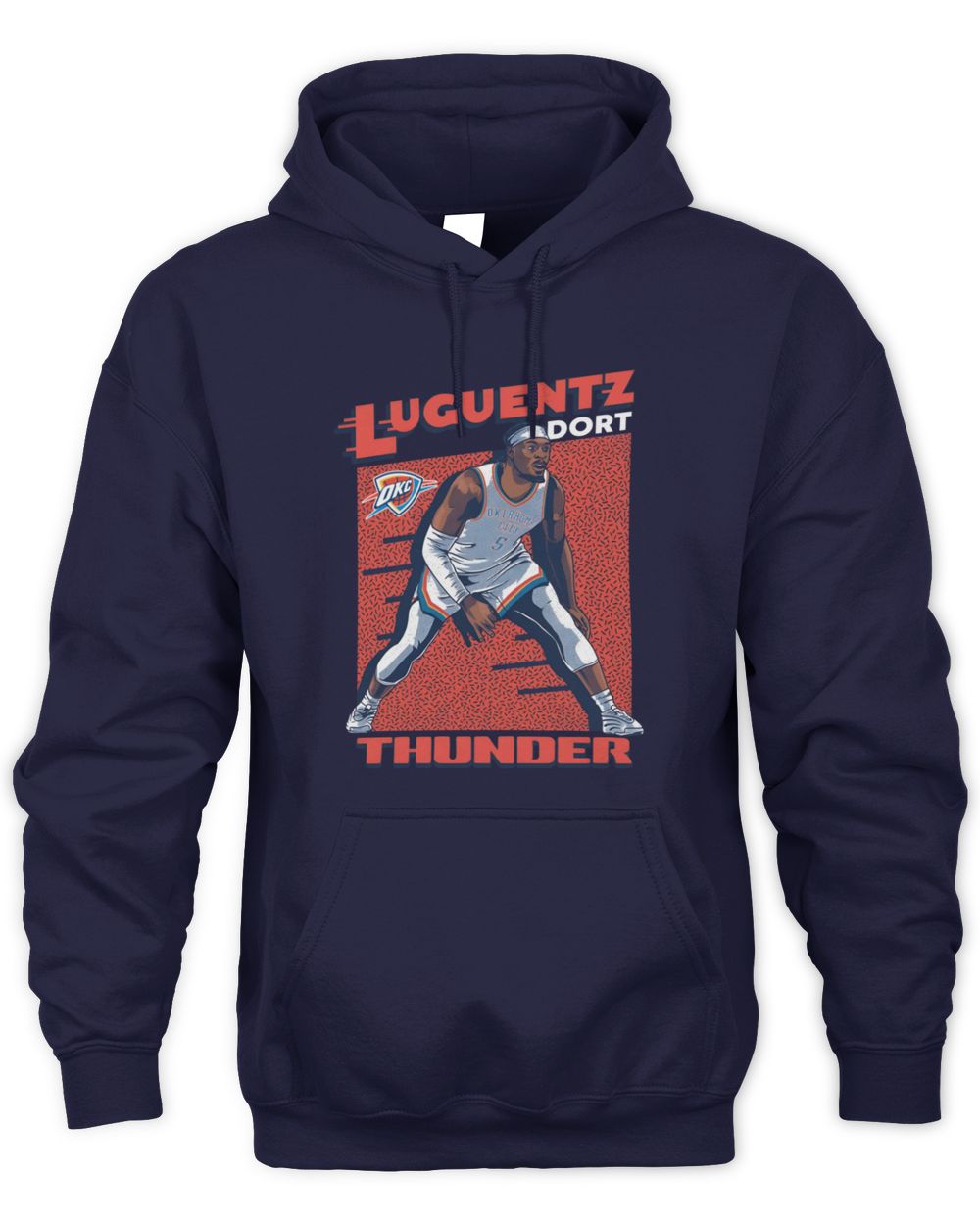 Okc Thunder Shop Luguentz Dort Action Official Hoodie