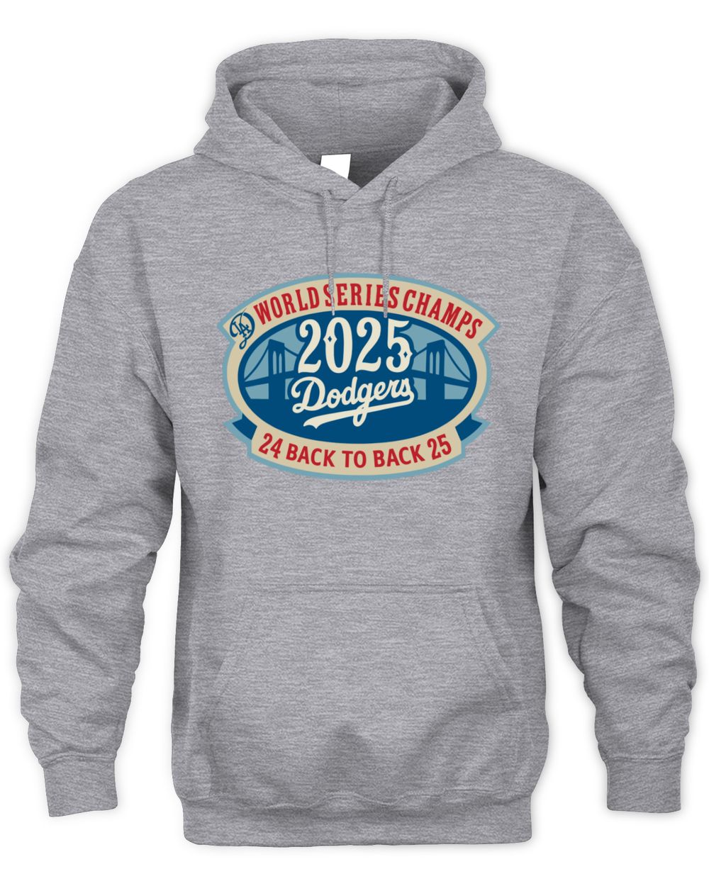 Dodgers Retro Baseball 2025 Back To Back World Series Champ Hoodie