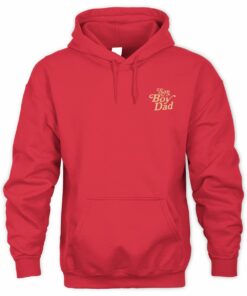 Son Of A Boy Dad Puff Crewneck Red Hoodie
