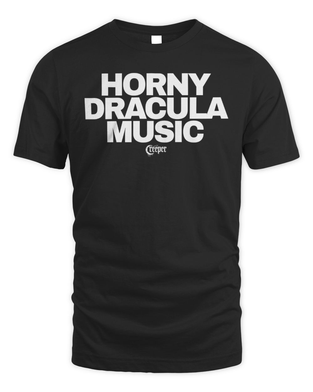 Creeper Shop Horny Dracula Music T-Shirt