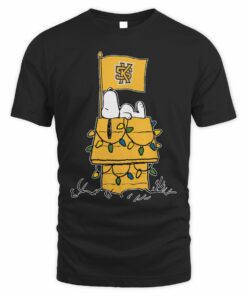 Kennesaw State Owls Snoopy House Holiday Lights T-Shirt