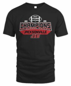 Jacksonville State Gamecocks Conference USA Football Champs 2025 Tee Shirt
