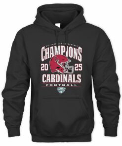 Champions 2025 Ball State Cardinals Helmet Mid-American Conference Hoodie