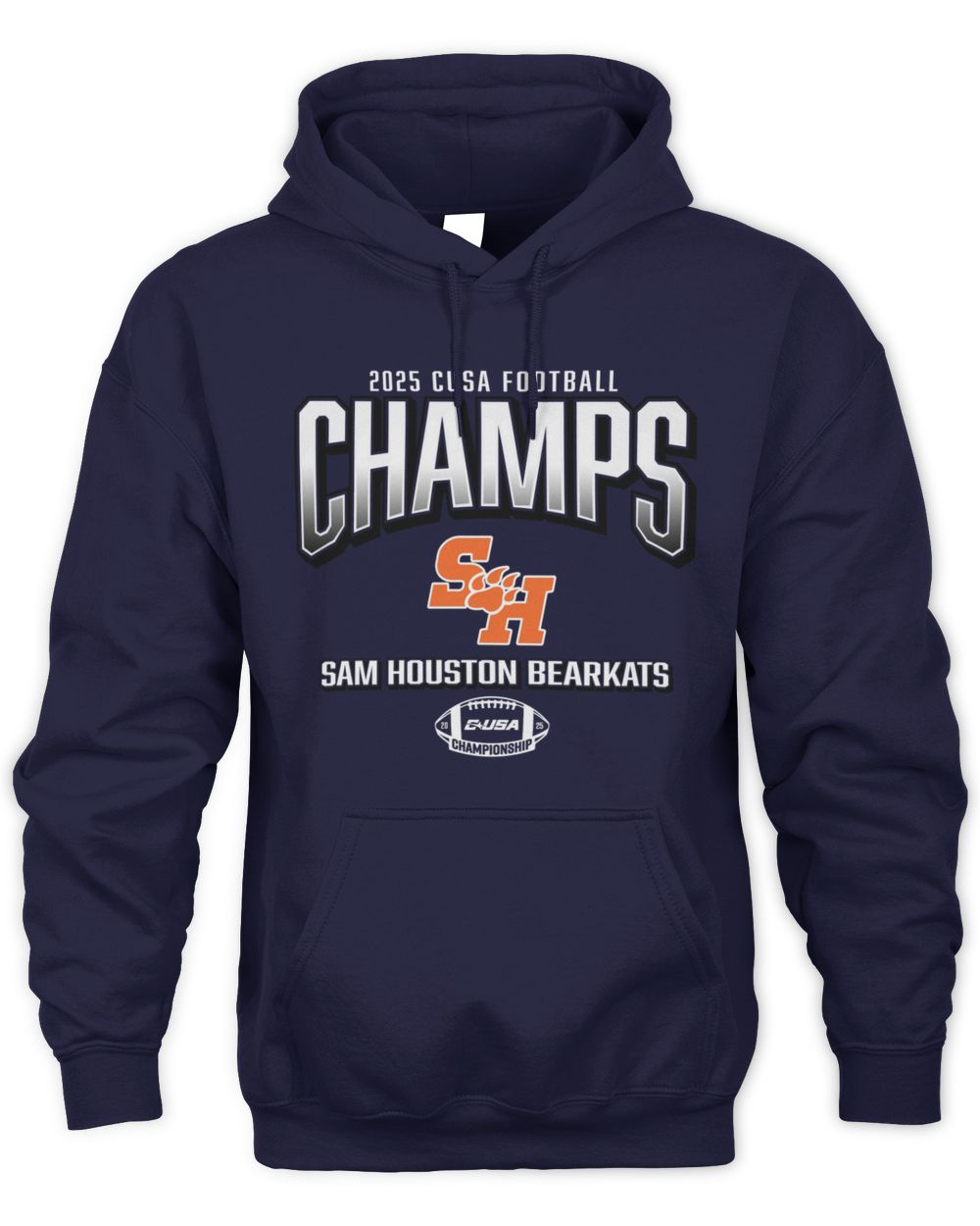 Sam Houston Bearkats 2025 C-USA Football Conference Champs Hoodie