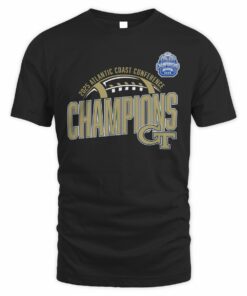 Georgia Tech Yellow Jackets 2025 ACC Football Conference Champions T-Shirt