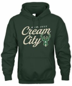 NBA Shop Milwaukee Bucks Hometown Collection Cream City Sweatshirt Hoodie