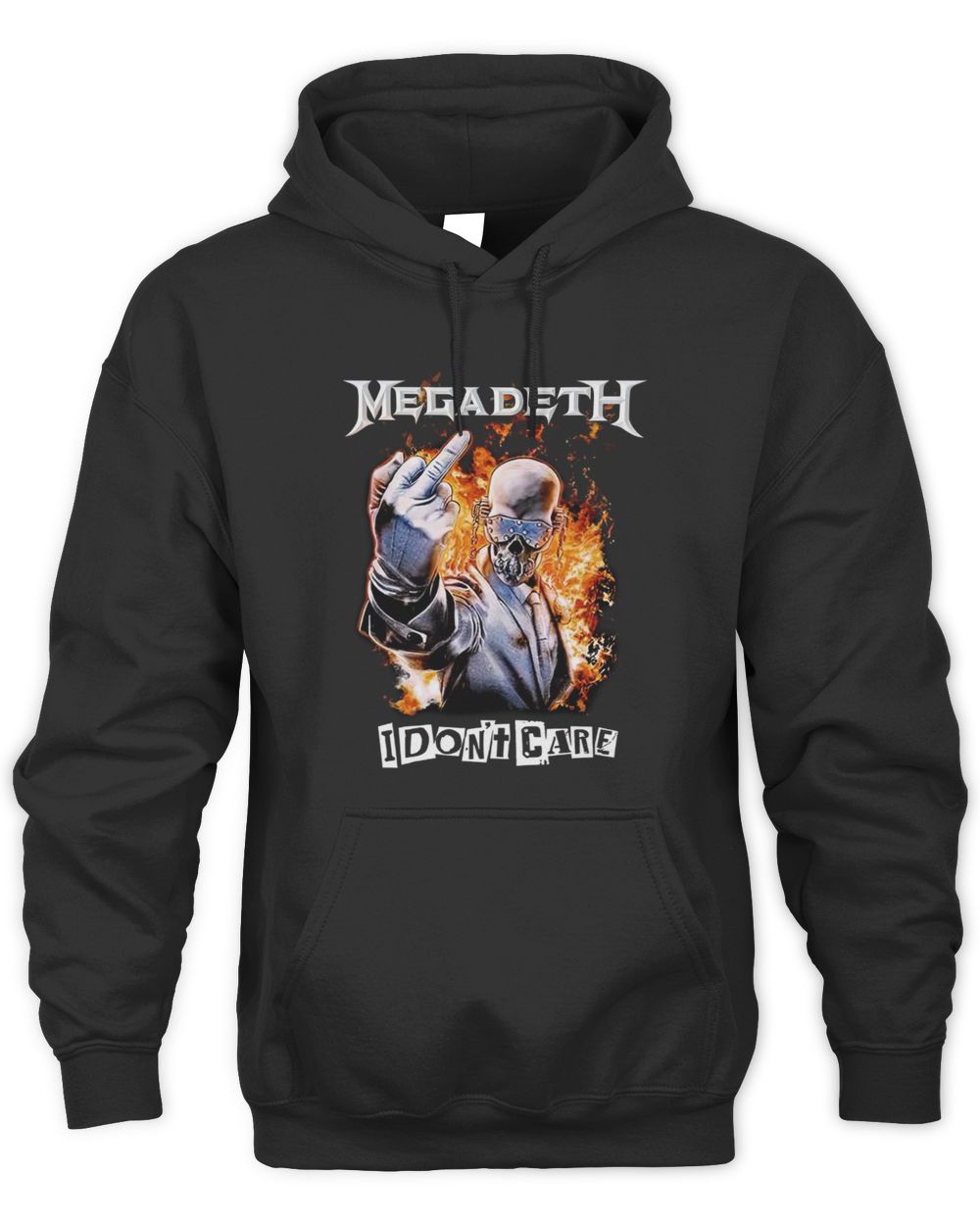 Shop Megadeth Merch Ransom Note Hoodie