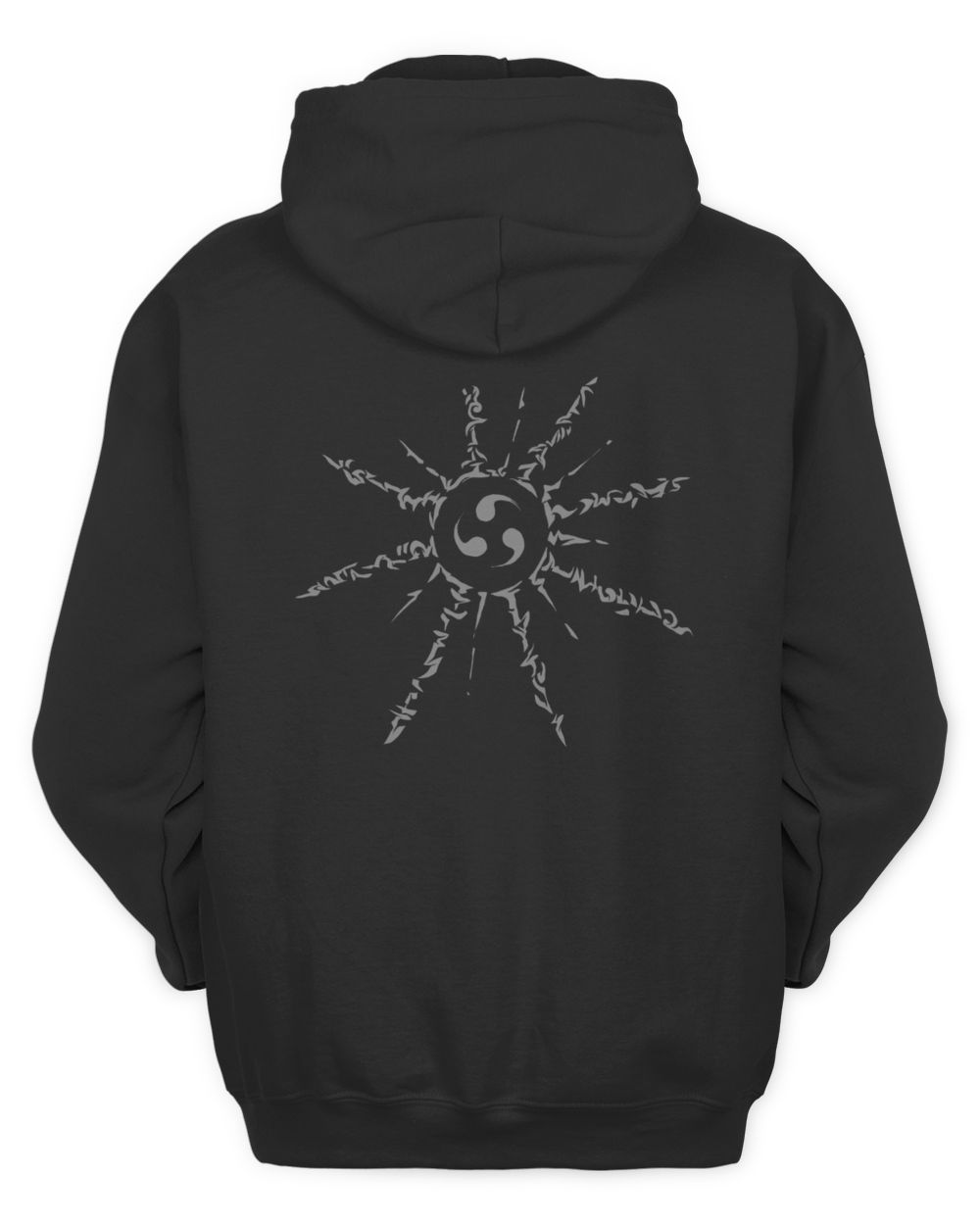 Subtle Anime Merch Cursed Mark Black Hoodie