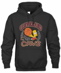 Cleveland Cavaliers The Simpsons Bart Player Mashup Hoodie