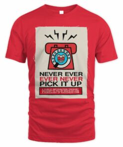 Waste Store Pick It Up Red Patch T-Shirt