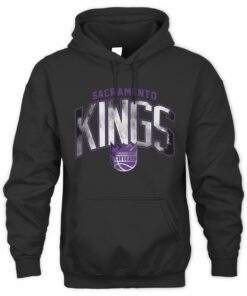 NBA Shop Sacramento Kings Arch Smoke Black Official Hoodie