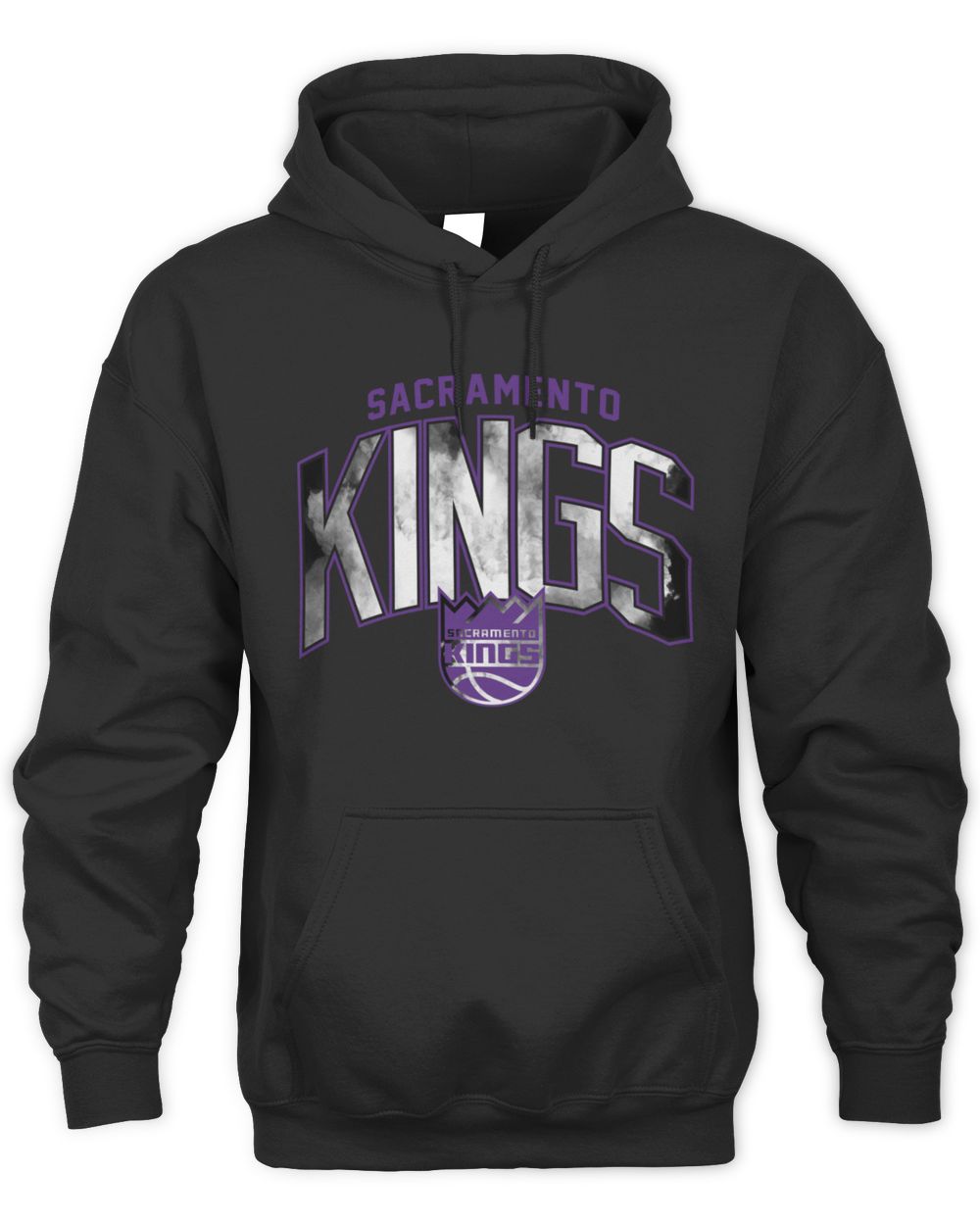 NBA Shop Sacramento Kings Arch Smoke Black Official Hoodie