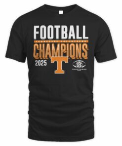 Official Tennessee Volunteers 2025 SEC Football Champions T-Shirt