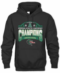 UAB Blazers 2025 Football AAC Champions Conference Hoodie