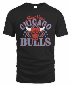 Bulls City Edition 2025 Sweet Home Red Blue Stars T-Shirt