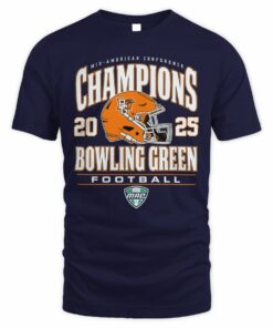 Bowling Green Falcons Helmet 2025 MAC Football Champions T-Shirt