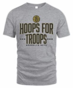 Brooklyn Nets Hoops For Troops Logo T-Shirt