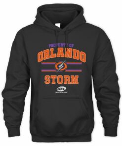 UFL Shop Property of Orlando Storm Black Official Hoodie