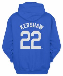 Dodgers 2025 World Series Champions Clayton Kershaw 22 Name Number Hoodie