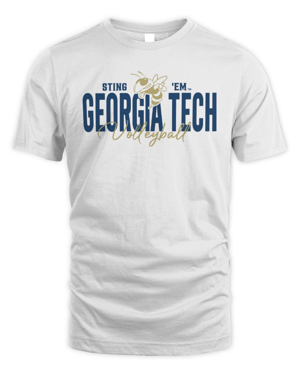 Georgia Tech Volleyball Yellow Jacket Mascot T-Shirt