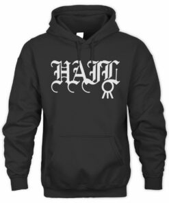 Hail The Sun Merch Blackletter Tee Black Hoodie