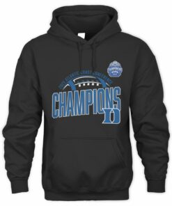 Official Duke Blue Devils  2025 ACC Champions Logo Football Hoodie