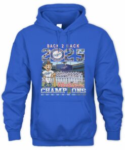 2025 World Series Back 2 Back Champions Los Angeles Dodgers Hoodie