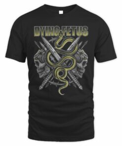 Shop Dying Fetus Merch Dying Fetus Snake Skull T Shirt
