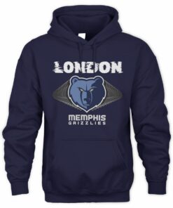 NBA Shop Memphis Grizzlies 2026 London Games Navy Official Hoodie