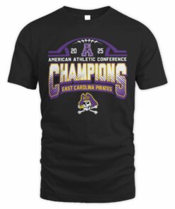 East Carolina Pirates AAC Football Champions 2025 American Athletic Conference T-Shirt