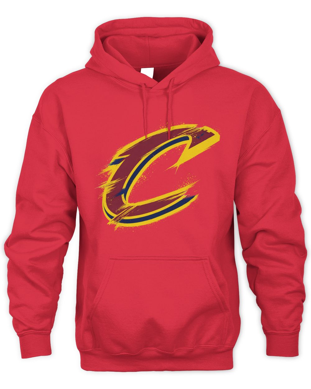 NBA Shop Cleveland Cavaliers Splatter Graphic Official Red Hoodie