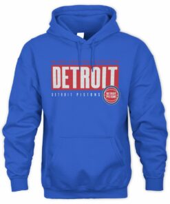 Detroit Pistons Blocked Out Sweatshirt Hoodie