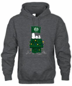 Colorado State Rams Snoopy House Christmas Lights Hoodie