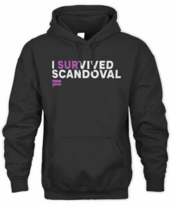 Vanderpump Merch Vanderpump Rules I Survived Scandoval Black Hoodie