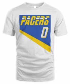 Indiana Pacers Haliburton 0 City Edition Name Number T-Shirt